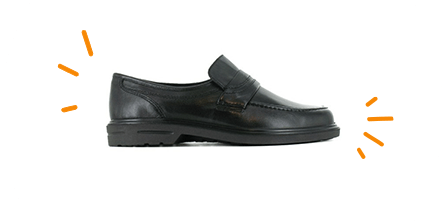 Mocassins confort homme