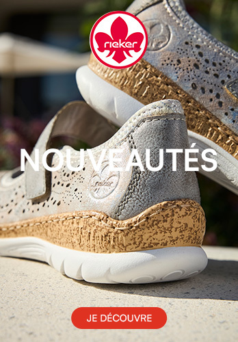Nouveautés Chaussures confortables RIEKER homme et femme 